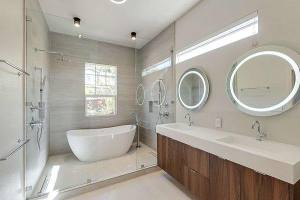 Contemporary Bathroom remodeling