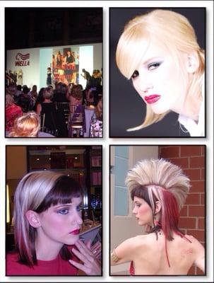 First place winner for Wella Trend Vision competition for North East America in Boston