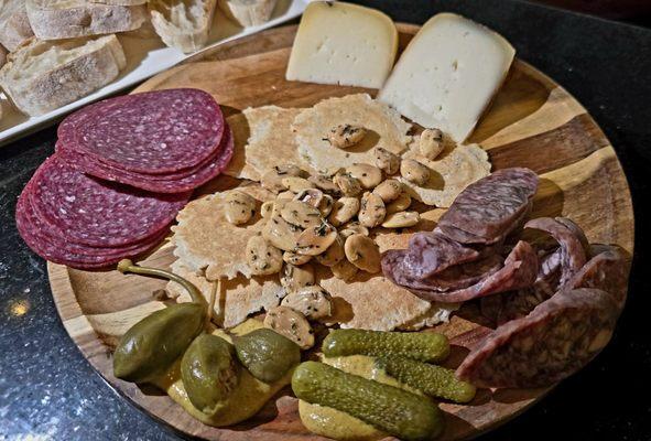 3 item charcuterie plate - $26