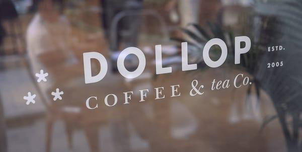 Complete rebranding for the local coffee chain Dollop.