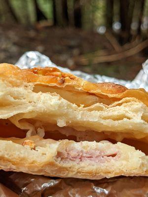 Ham and cheese croissant