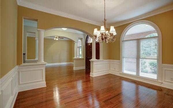 Flooring, Trim Columns, Painting