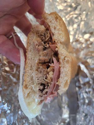 Cross section of the Cubano ($9.99 for a large)