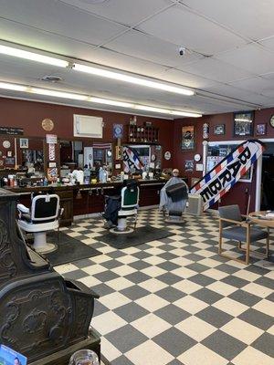 Nice old fashioned barber shop.