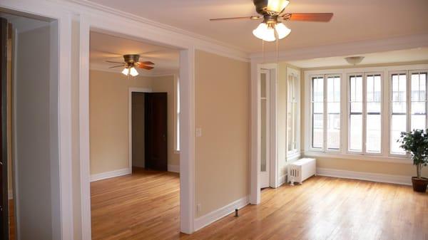 Vintage Living room and dining room example