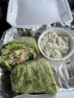 Chicken avocado wrap