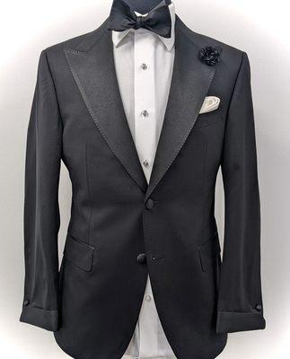 Primetime Black Tux - Debonair Formal Line