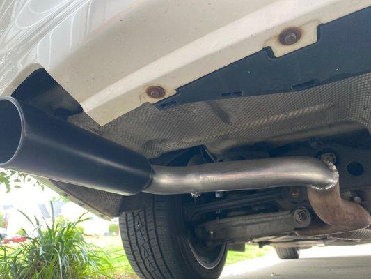 Muffler delete