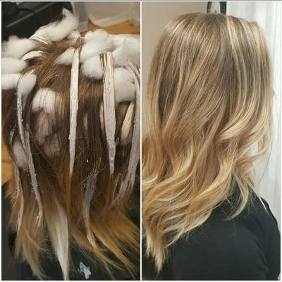 Balayage highlights