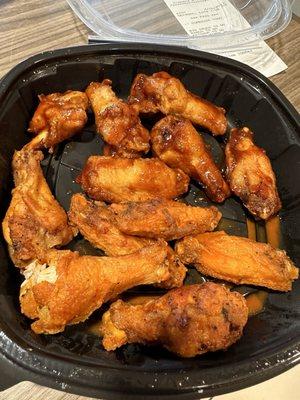 Dry Bubba's wings