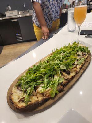 Wild mushroom flatbread