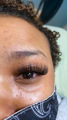 Volume lash extensions