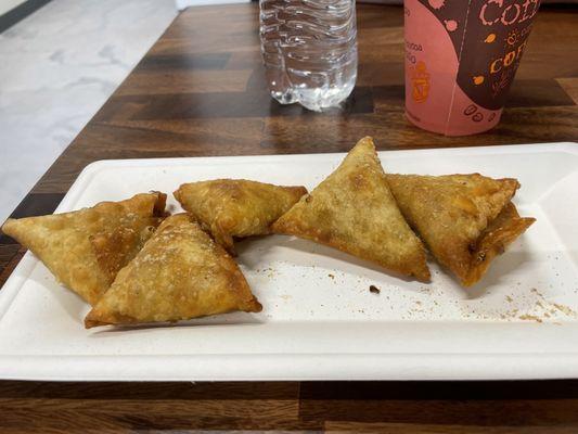 Onion samosas