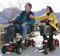 We have three and four wheel scooters!