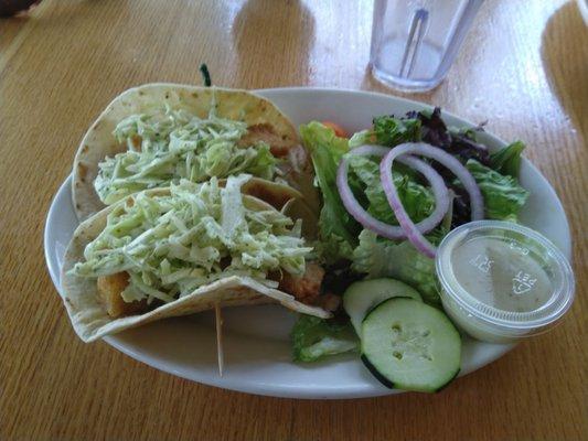 Walleye Tacos (wouldn't order again)