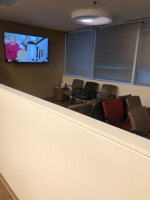 Newly renovated waiting room