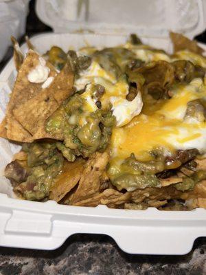 Carne asada nachos