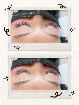 Eyelashes extensions