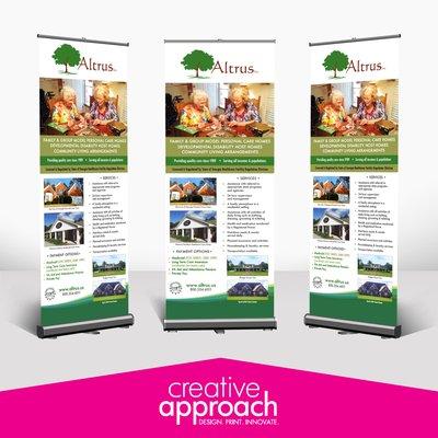 Retractable banners are perfect for trade shows!