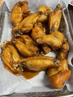 Spicy honey garlic wings