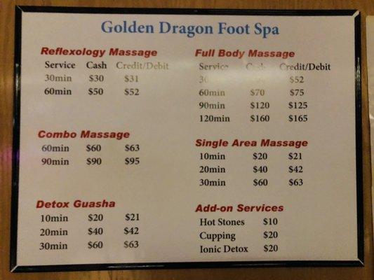 Golden Dragon Foot Spa