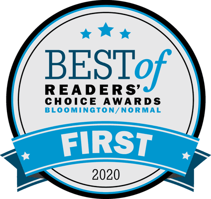 Voted Best Law Firm in 2020 by The Pantagraph Readers' Choice Awards