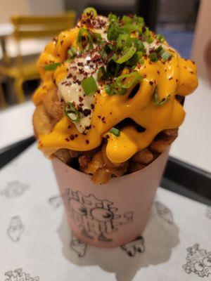 Dirty dipped waffle fries