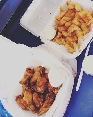 Catfish nugget & Wings