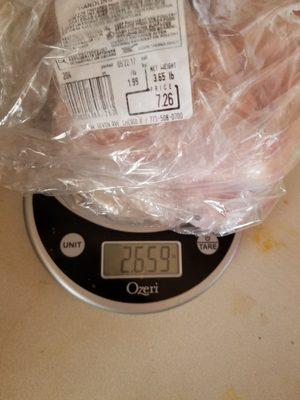 Got charged for a full extra pound of chicken. Never going back.