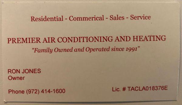 Premier Air Conditioning And Heating