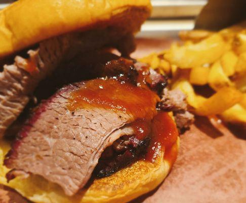 Brisket sandwich