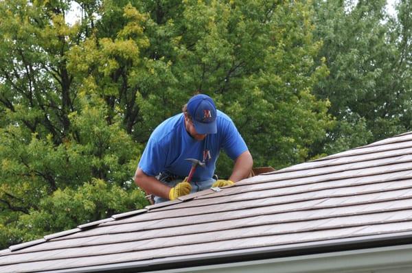 Stamped Metal Roof Installation Dayton Ohio