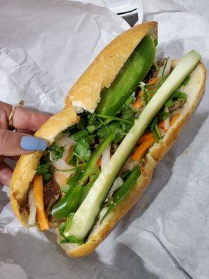 Grilled Chicken Banh Mi