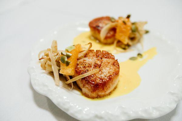 Pan Seared Scallops