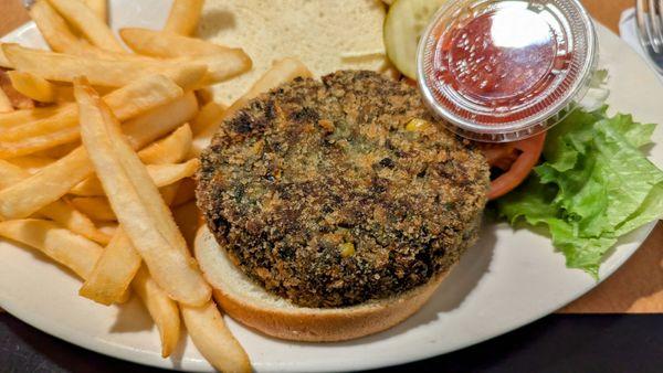 Veggie Deluxe Burger ($15)