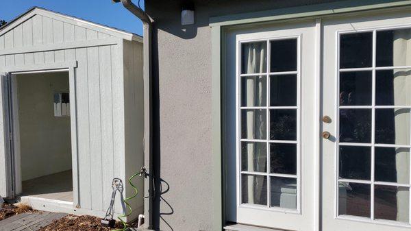 The "shed" right next to our bedroom.