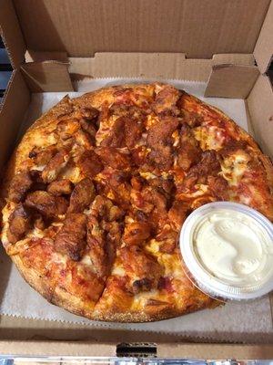 Buffalo chicken pizza