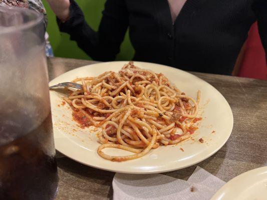 Bolognese pasta