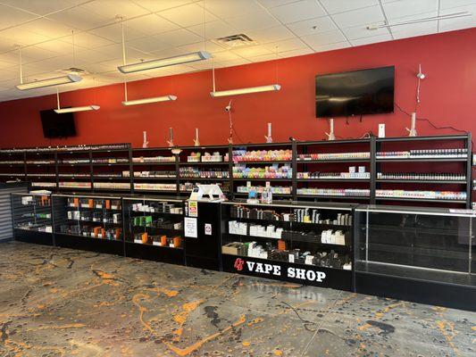 Vape shop section