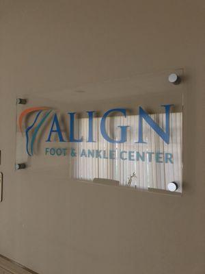 New signage in the waiting room!