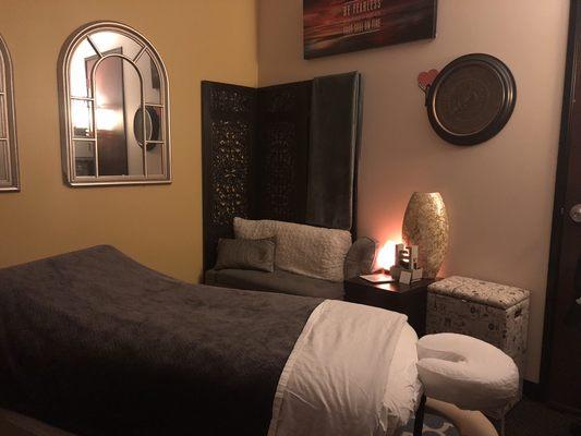 Our beautiful treatment room.