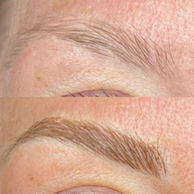 Microblading Before and After by Tobi