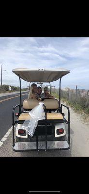 6 person golf cart rental