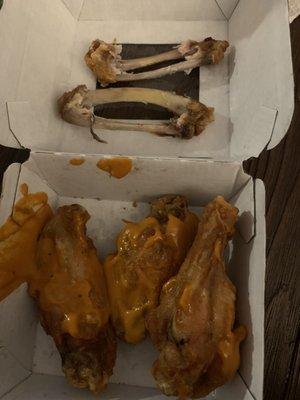 Ordered 6 wings, only got 5.