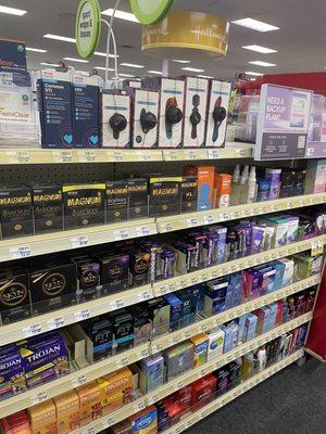 The vibrators, lube, condoms, and butt plugs that you have to stand by when you're in line for the pharmacy.