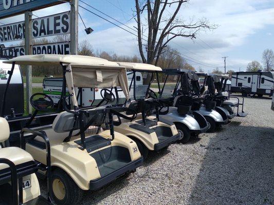 Golf carts!