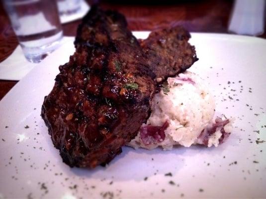 Meatloaf with mashed potatoes