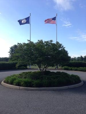 Each day, fifth grade students in the Lower School raise and lower the American Flag.