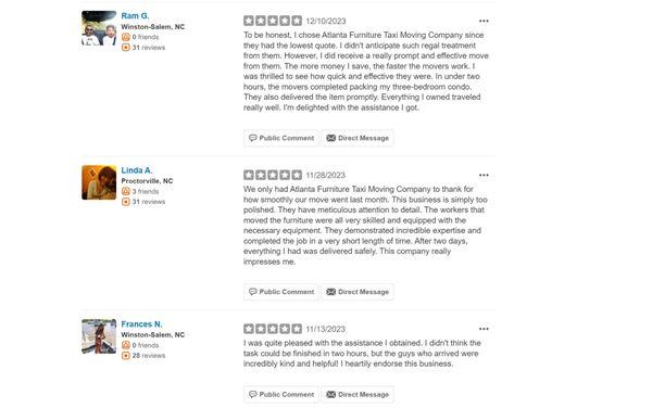 More recent 5 star reviews!