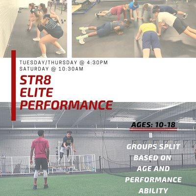 Youth Performance Training Info